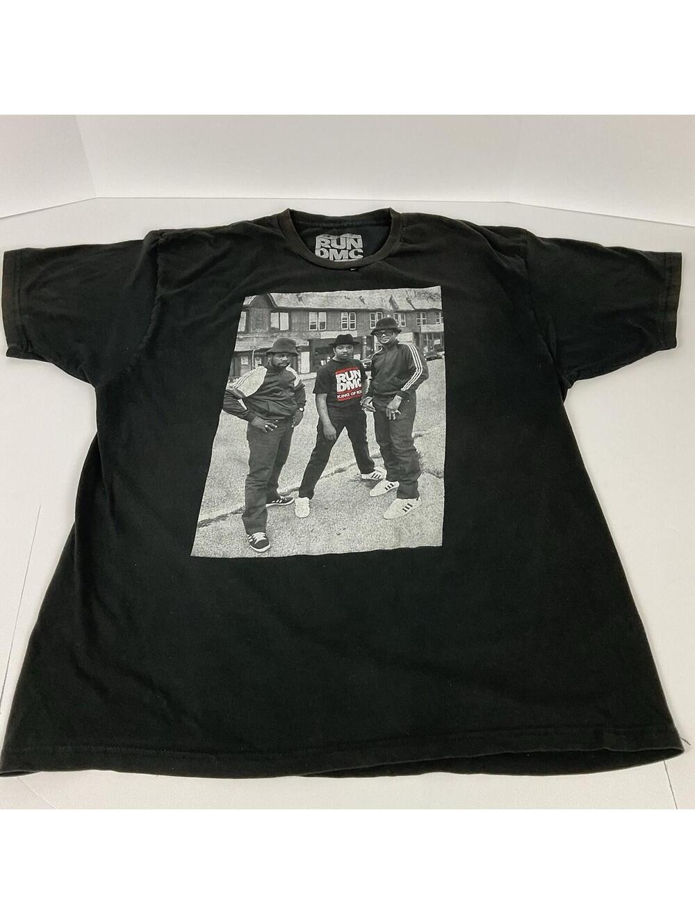 Run DMC Black Graphic T Shirt 80’s Rap Music Men’s Size XXL